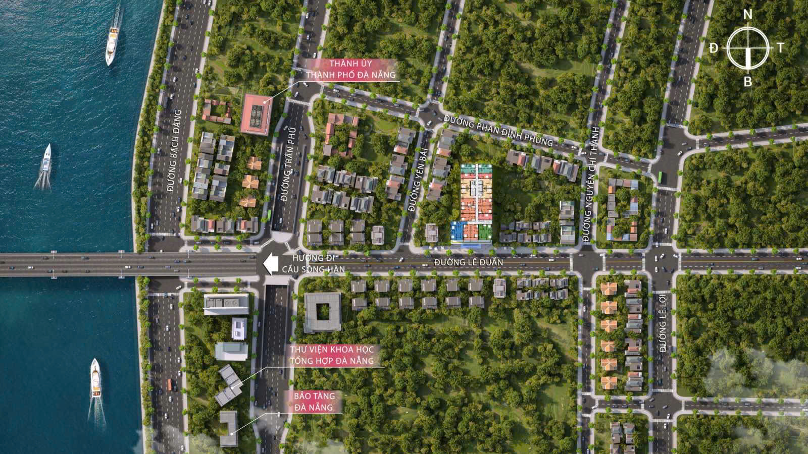 Vi tri Sun Solar Residence Sun Da Nang